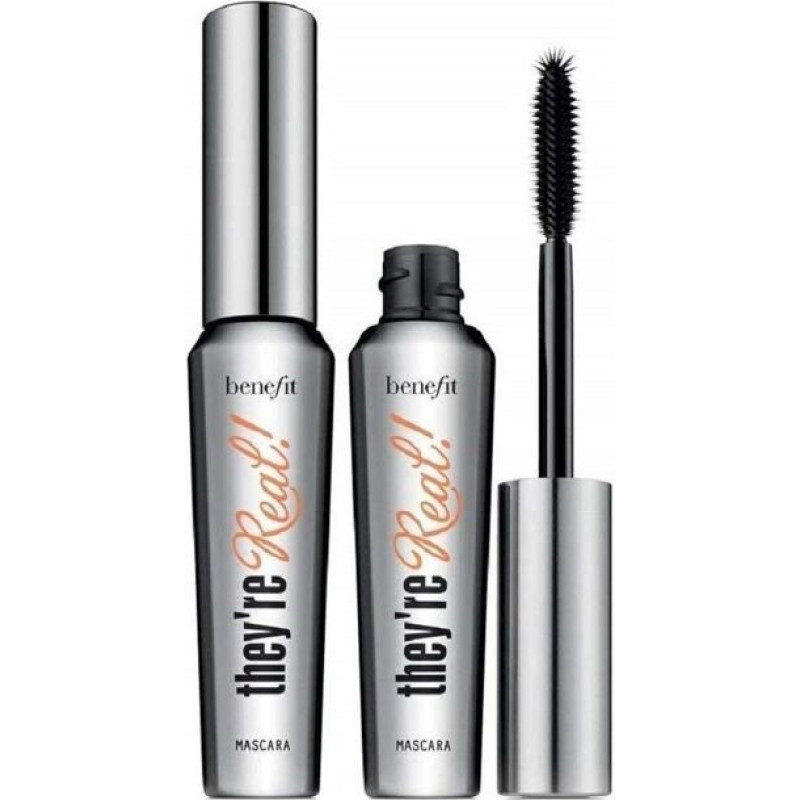 Maskara - BENEFIT - Skropstu skaistums - Garinošs - Melns - Ceļojumu komplekts 2x8.5g