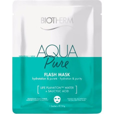 Biotherm Aqua Pure mitrinoša auduma sejas maska ar salicilskābi, 35 ml