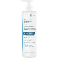 Attīrošs gels ļoti sausai un atopiska dermatīta pakļautai ādai Ducray Dexyane 400 ml