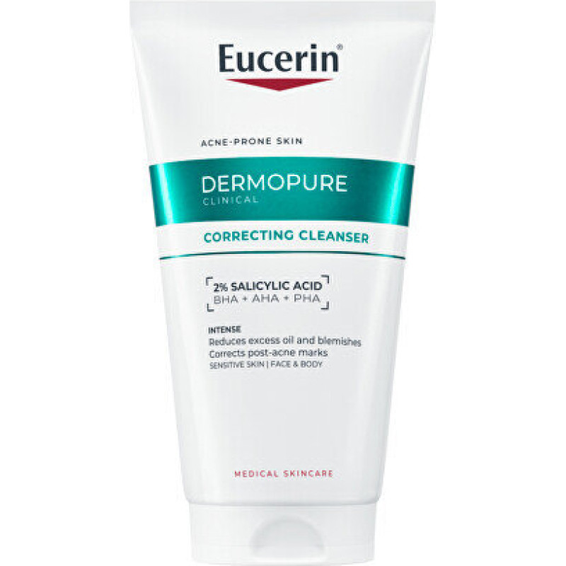 Eucerin DermoPure klīniski koriģējošs attīrošais gēls 150 ml