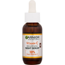 Izgaismojošs serums ar C vitamīnu nakts līdzeklis Garnier Skin Naturals sievietēm, 30 ml