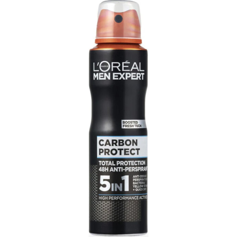 Pretsvīšanas aerosols L'Oréal Paris Men Expert Carbon Protect 48h aizsardzība 250 ml