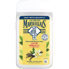 Dušas želeja Le Petit Marseillais Vanilas Piens BIO Mitrinošs Barojošs pH neitrāls