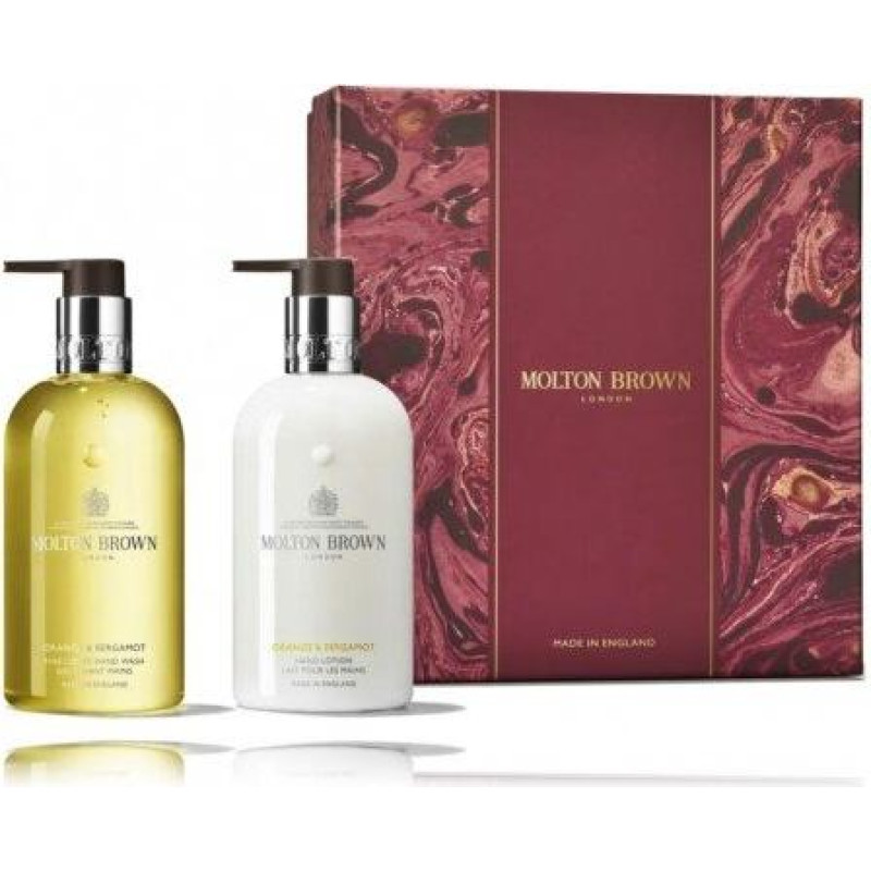 Roku kopšanas komplekts Molton Brown Orange & Bergamot, 2 daļu citrusaugļu aromāts