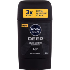 Antiperspirants Nivea Men Deep Black Carbon, vīriešiem, 50 ml
