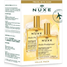 Komplekts Nuxe Travel With Nuxe Huile Prodigieuse: sausa eļļa 2 x 100 ml