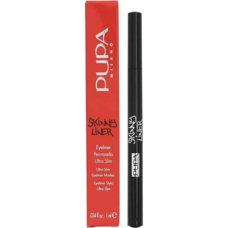 Pupa Skinny Liner 1 ml – ultra plāns īpaši melns acu laineris