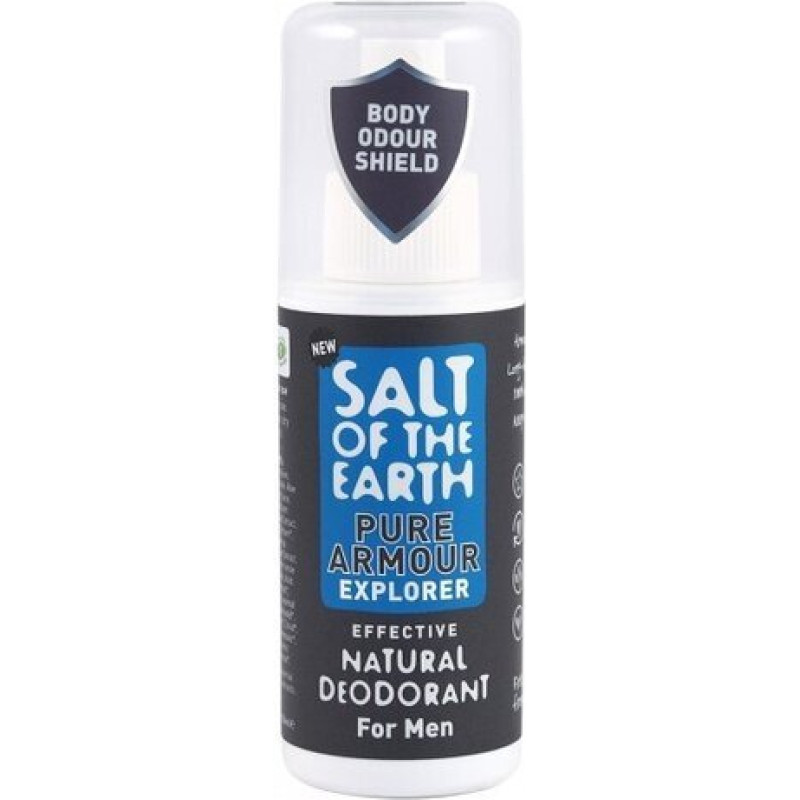 Salt Of The Earth dabīgs dezodorants vīriešiem Pure Armor Explorer (Natural Deodorant) 100 ml