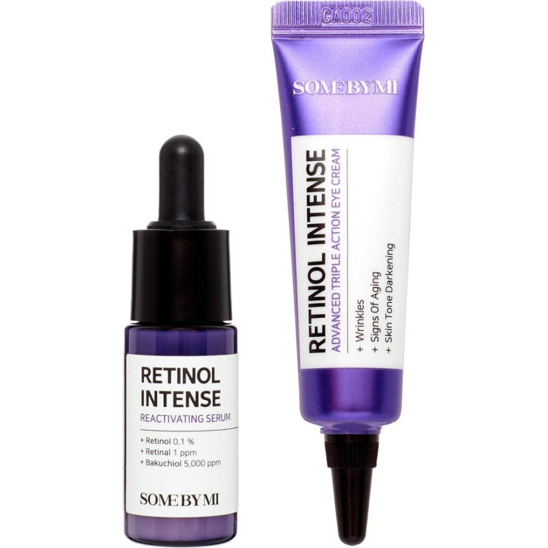 Mēģinājumu komplekts - SOME BY MI - Retinola intensīvais - Serums 10 ml - Acu krēms 10 ml - Beziepakojums