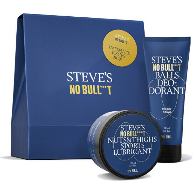 Kosmētikas komplekts Steve's vīriešiem: intīmo zonu dezodorants, 100 ml + augšstilbu lubrikants, 100 ml