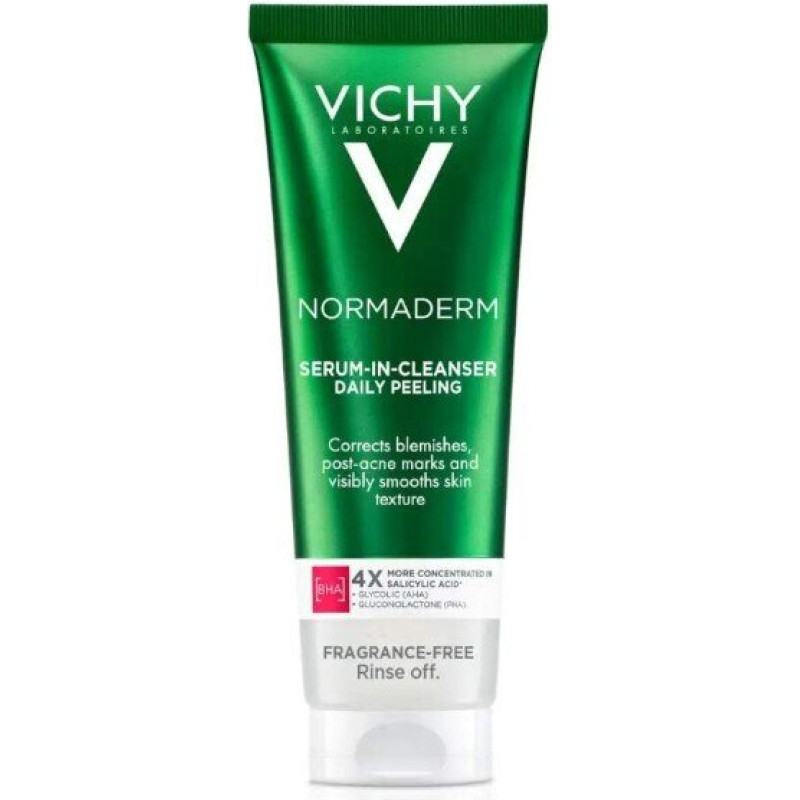 VICHY NORMADERM Tīrīšanas serums un pīlings 125 ml