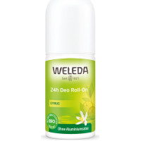 Rullīšu dezodorants ar citronu koka ekstraktu Weleda 24h Citrus, 50 ml