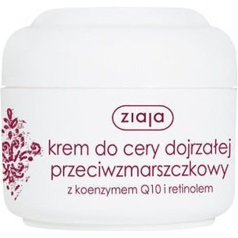 Ziaja krēms nobriedušai ādai pretgrumbu, 40+, 50ml