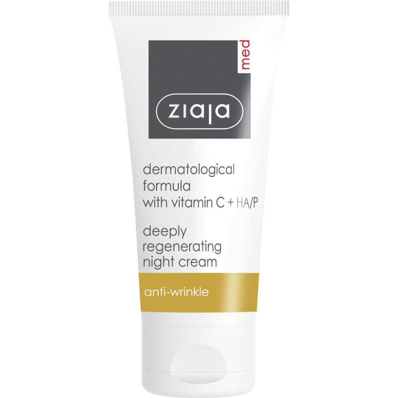 Naktikrēms - Ziaja Med - C vitamīns - 50 ml - Hipolaergēnisks - Visu veidu ādai