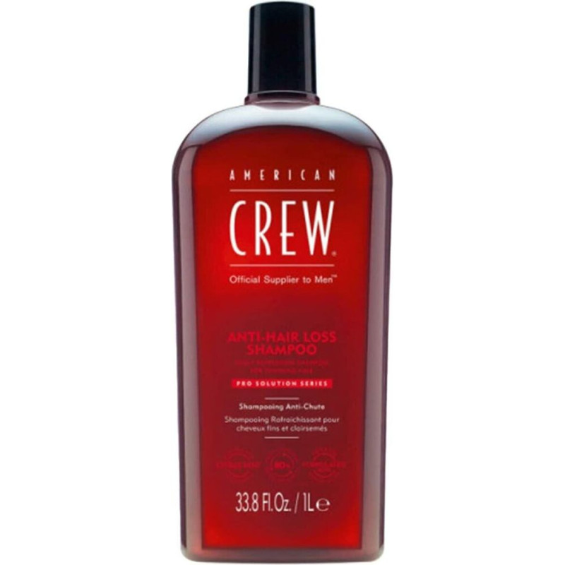 Šampūns pret matu izkrišanu - American Crew - 1000ml - Tilpums - Aizsardzība - Attīrīta galvas āda