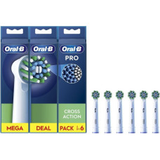 Oral-B Pro Cross Action, 6 gab.