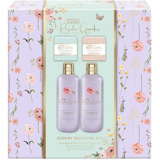 Vannas putu dāvanu komplekts Baylis & Harding Lavanda un mežrozīšu tēja 4 gab. 500 ml Relaksējošs aromātisks lutināšanas komplekts