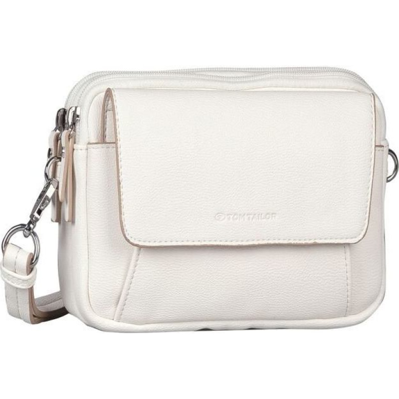 Plecu soma - TOM TAILOR - Tilly Cross Bag S - Balta - 100% poliuretāns - 280 g