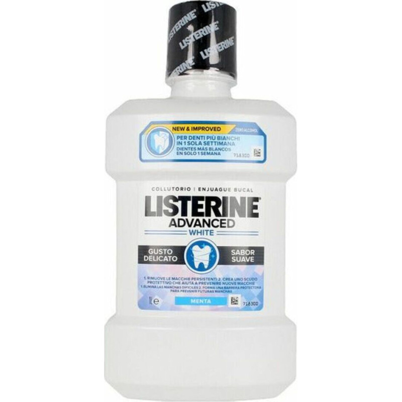 Listerine Mouthwash Advanced White 1000 ml