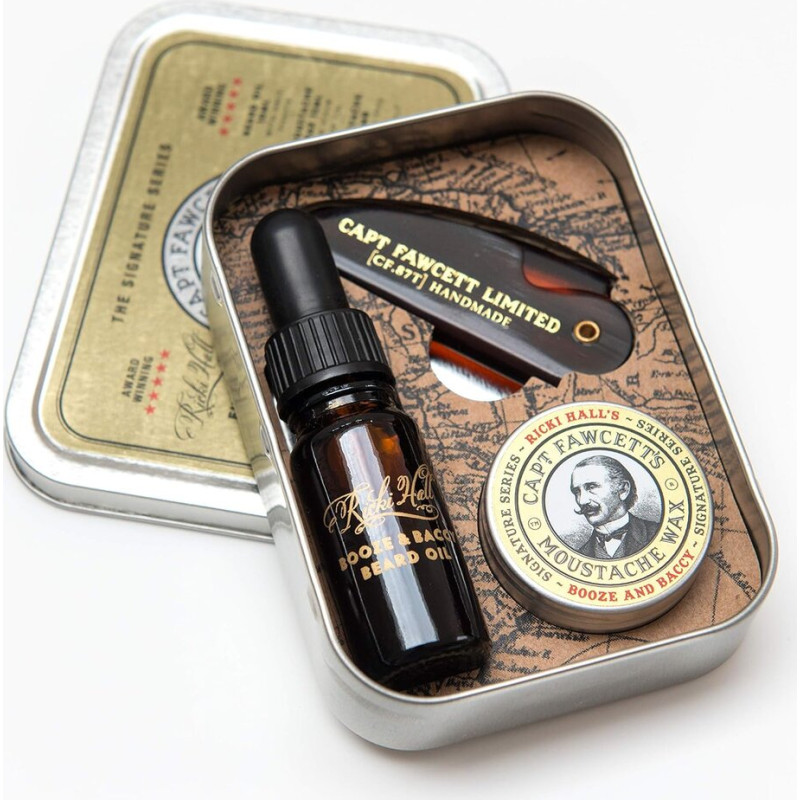 Vīriešu kopšanas komplekts Captain Fawcett’s Ricki Hall Survival Kit