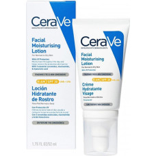 Mitrinošs losjons normālai un sausai sejas ādai ar SPF 30 CeraVe Moisturising, 52 ml