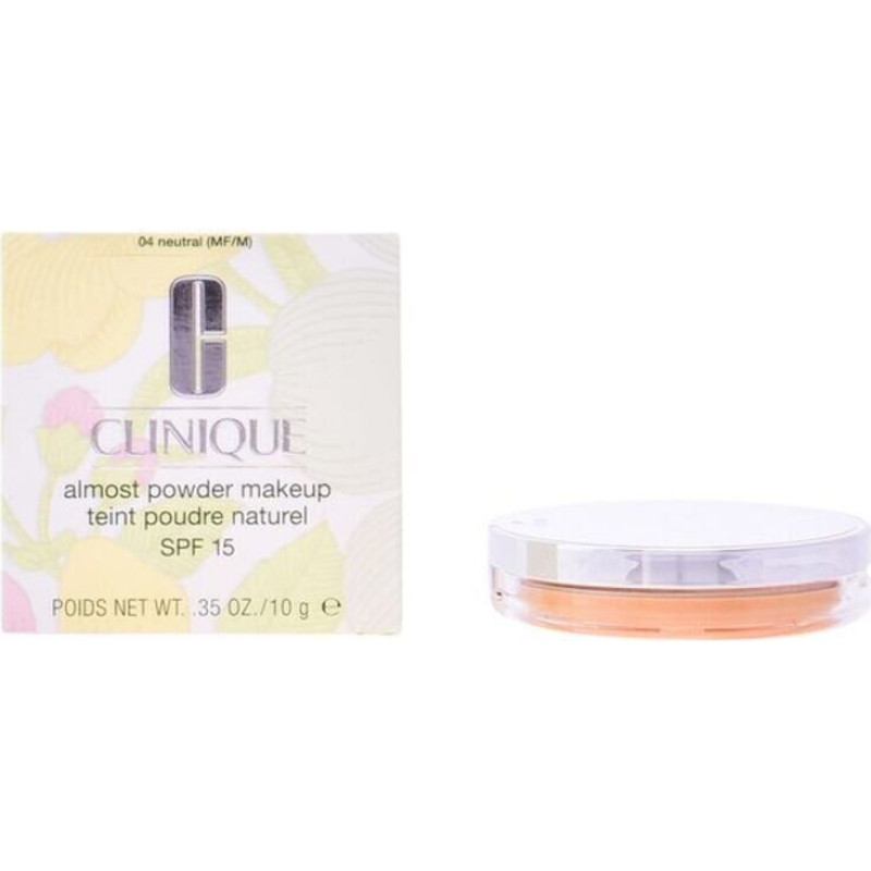 Clinique ALMOST POWDER tonējošais pulveris dabisks SPF15 #04-neitrāls 10 gr Sievietēm