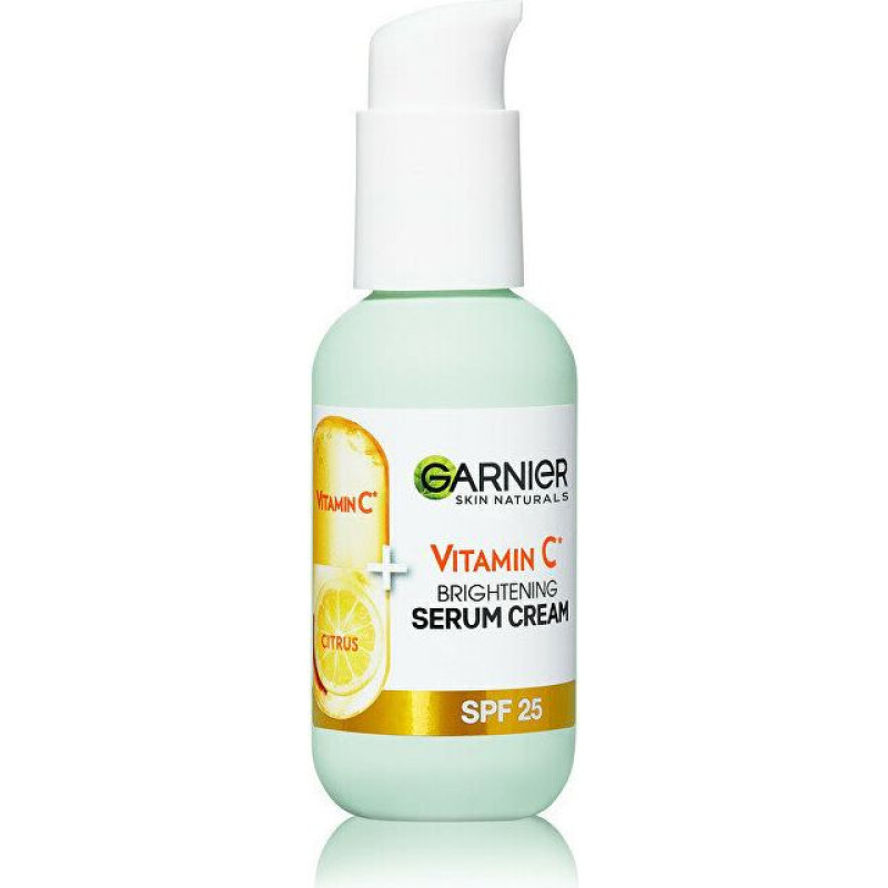 Sérums Krēms Izgaismojošs - GARNIER - Ādas Dabas - 50 ml - 20% Vitamīns C - Bez Parabēniem