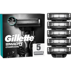 GILLETTE Mach3 ogļu 5 gab.