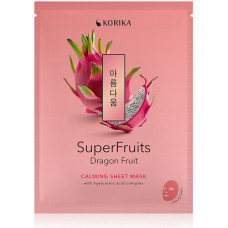 Sejas maska KORIKA Superfruits Pūķa auglis nomierinoša auduma maska 25 g