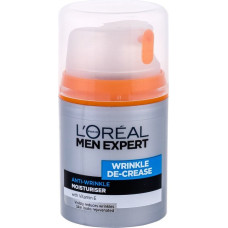 Mitrinošs, pretgrumbu sejas krēms vīriešiem L'Oreal Paris Men Expert Wrinkle De-Crease Anti-Wrinkle Moisturizer 50 ml