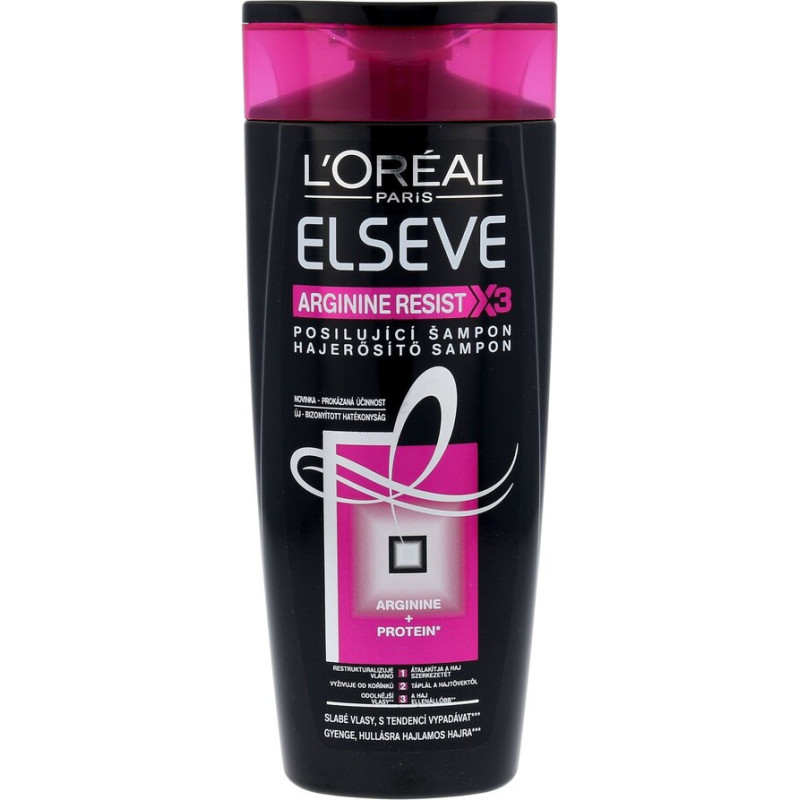Šampūns vājiem matiem L´Oreal Paris Elseve Arginine Resist X3 Shampoo, 250 ml
