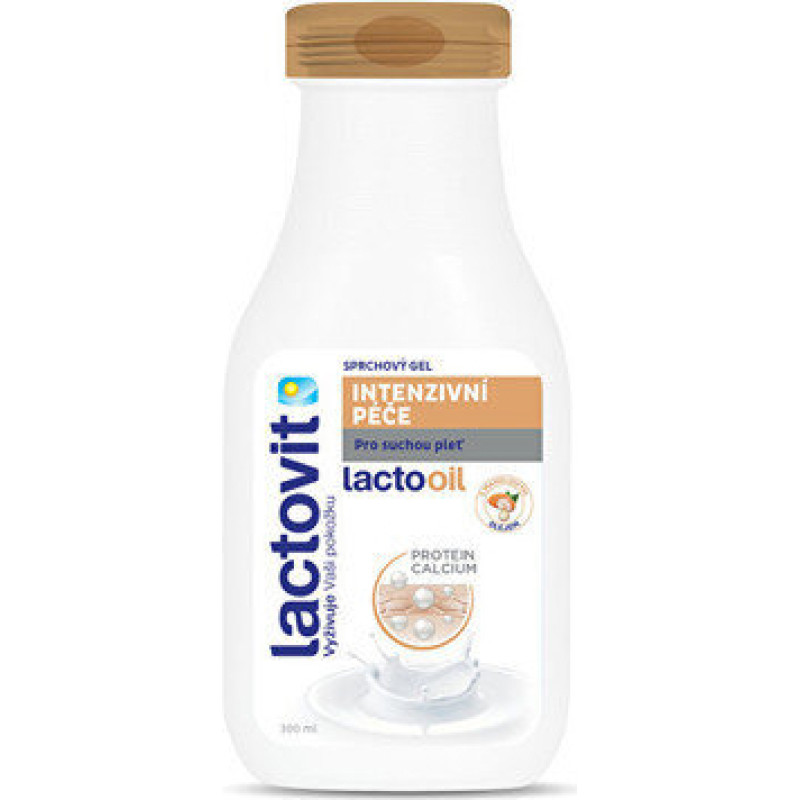 Dušas želeja ar mandeļu eļļu Intensive LACTOOIL 500 ml