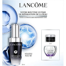 Dāvanu komplekts Lancôme Génifique Ultimate seruma rutīna, nostiprinoša mitrinoša