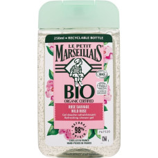 Dušas želeja Le Petit Marseiliais Bio dušas želeja Wild Rose vīriešiem/sievietēm, 250 ml