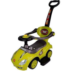 Stumjamā mašīna Mega Car 3in1, dzeltena