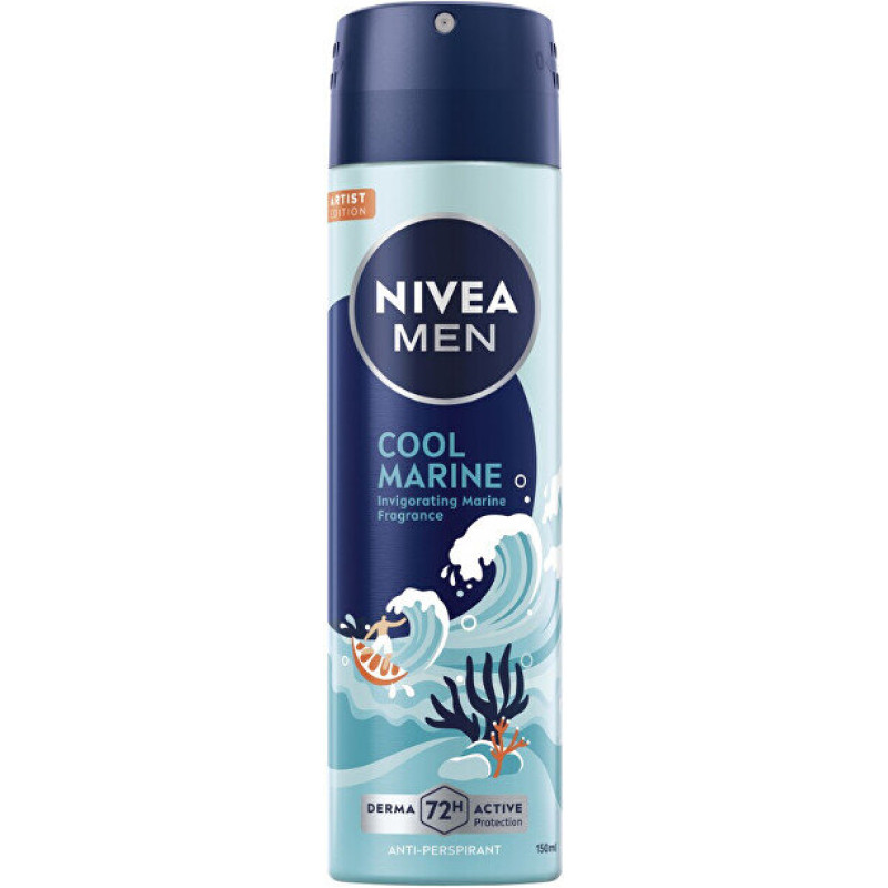 Antiperspiranta sprejs NIVEA Cool Marine 150 ml vīriešiem