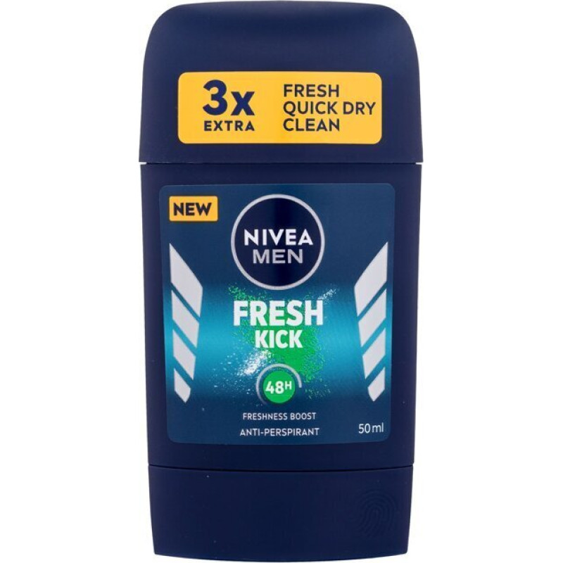 Antiperspirants Nivea Men Fresh Kick, vīriešiem, 50 ml