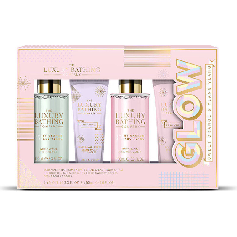 The Luxury Bathing Company ķermeņa kopšanas dāvanu komplekts Apelsīns un ilang-ilangs, 4 gab.