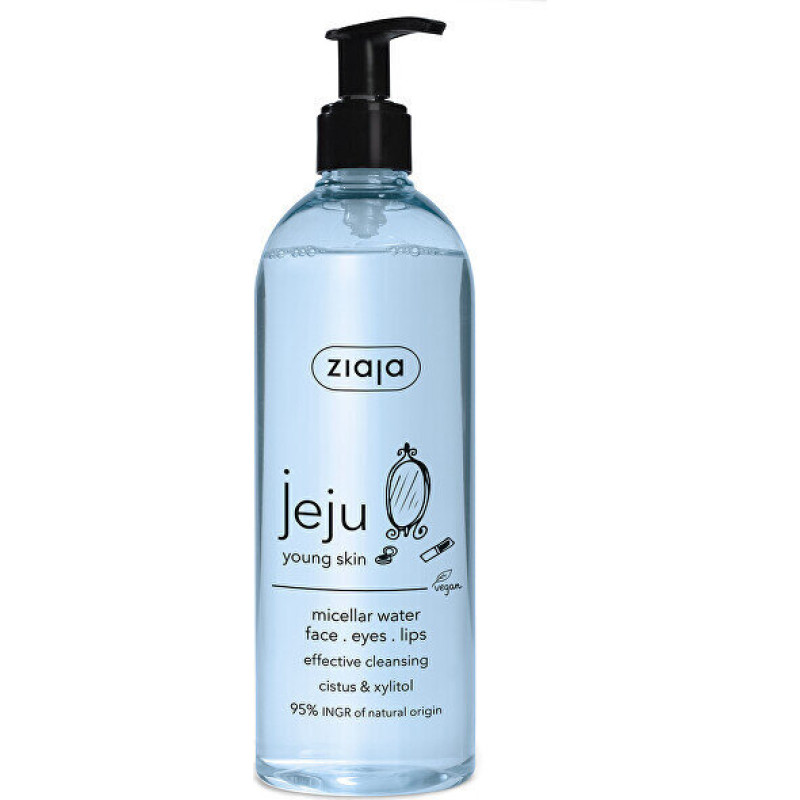 Micelārais ūdens Ziaja Jeju Young Skin Blue, 390 ml