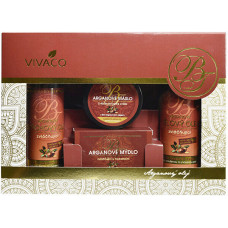 Kosmētikas dāvanu komplekts Vivaco Argan dāvanu kastīte mitrinoša argana eļļas kopšana