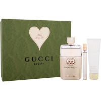 Komplekts Gucci Guilty: Parfimērijas ūdens, 90 ml + ķermeņa losjons, 50 ml + parfimērijas ūdens, 10 ml