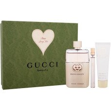 Komplekts Gucci Guilty: Parfimērijas ūdens, 90 ml + ķermeņa losjons, 50 ml + parfimērijas ūdens, 10 ml