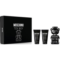 Komplekts Moschino Toy Boy vīriešiem: parfimētais ūdens EDP, 50 ml + ķermeņa losjons / pēcskūšanās balzams, 50 ml + dušas želeja, 50 ml