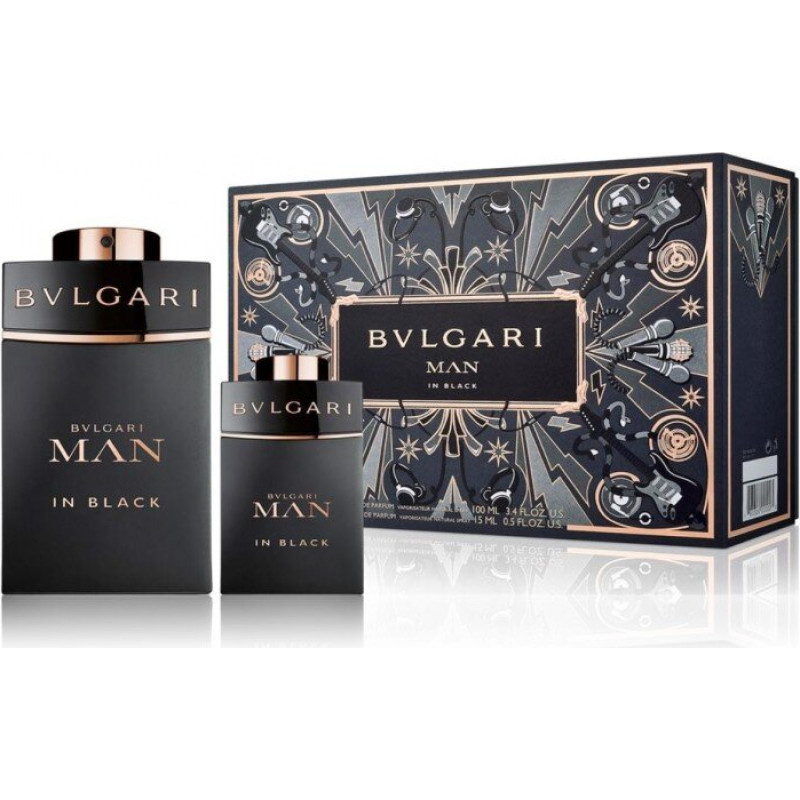 Smaržu dāvanu komplekts BVLGARI Man In Black orientāls aromāts EDP 110 ml