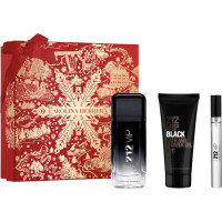 Vīriešu smaržu komplekts Carolina Herrera 212 Vip Black, 3 daļas