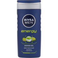Dušas želeja un šampūns vīriešiem Nivea Men Energy, 250 ml