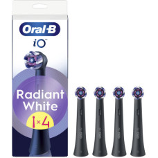 Rezerves galviņas - ORAL-B - iO Radiant White - 4 gabali - Melns - Zobu birstes piederumi