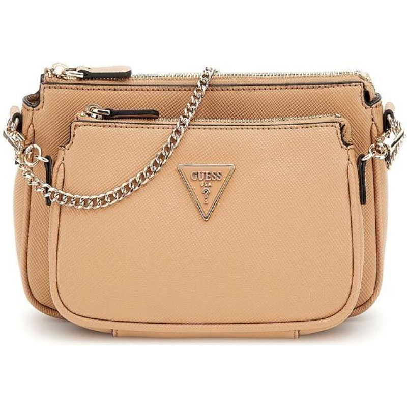 GUESS Sieviešu beicēta pleca soma - Noelle Double Pouch Crossbody 304259