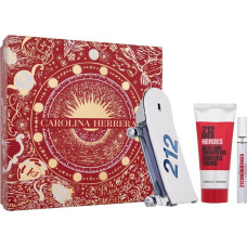 Komplekts Carolina Herrera 212 Heroes vīriešiem: izsmidzināms tualetes ūdens EDT, 90+10 ml + dušas želeja, 100 ml
