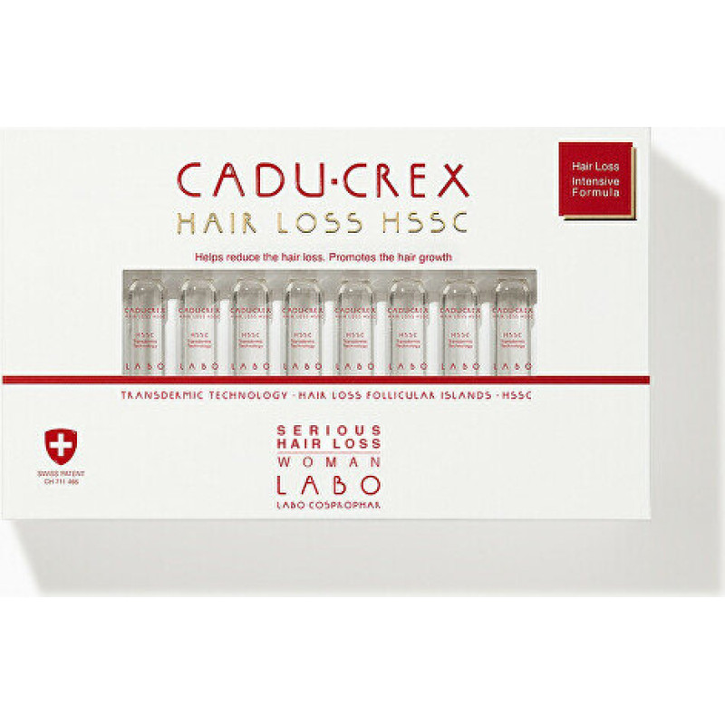 CADU-CREX Matiņu zudums HSSC, lai novērstu matu zudumu sievietēm, 20 gab.